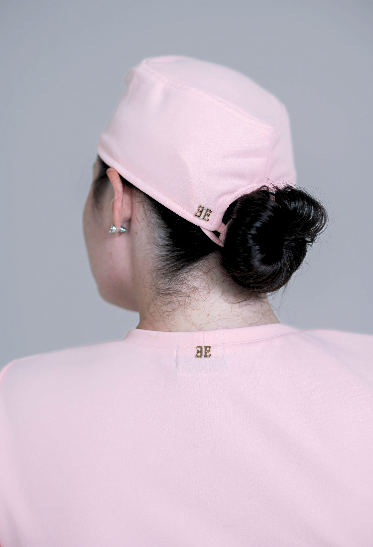Touca ENNÉR - Malha Rosa Bebê