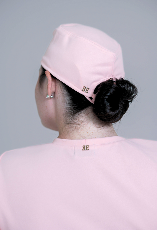 Touca ENNÉR - Malha Rosa Bebê